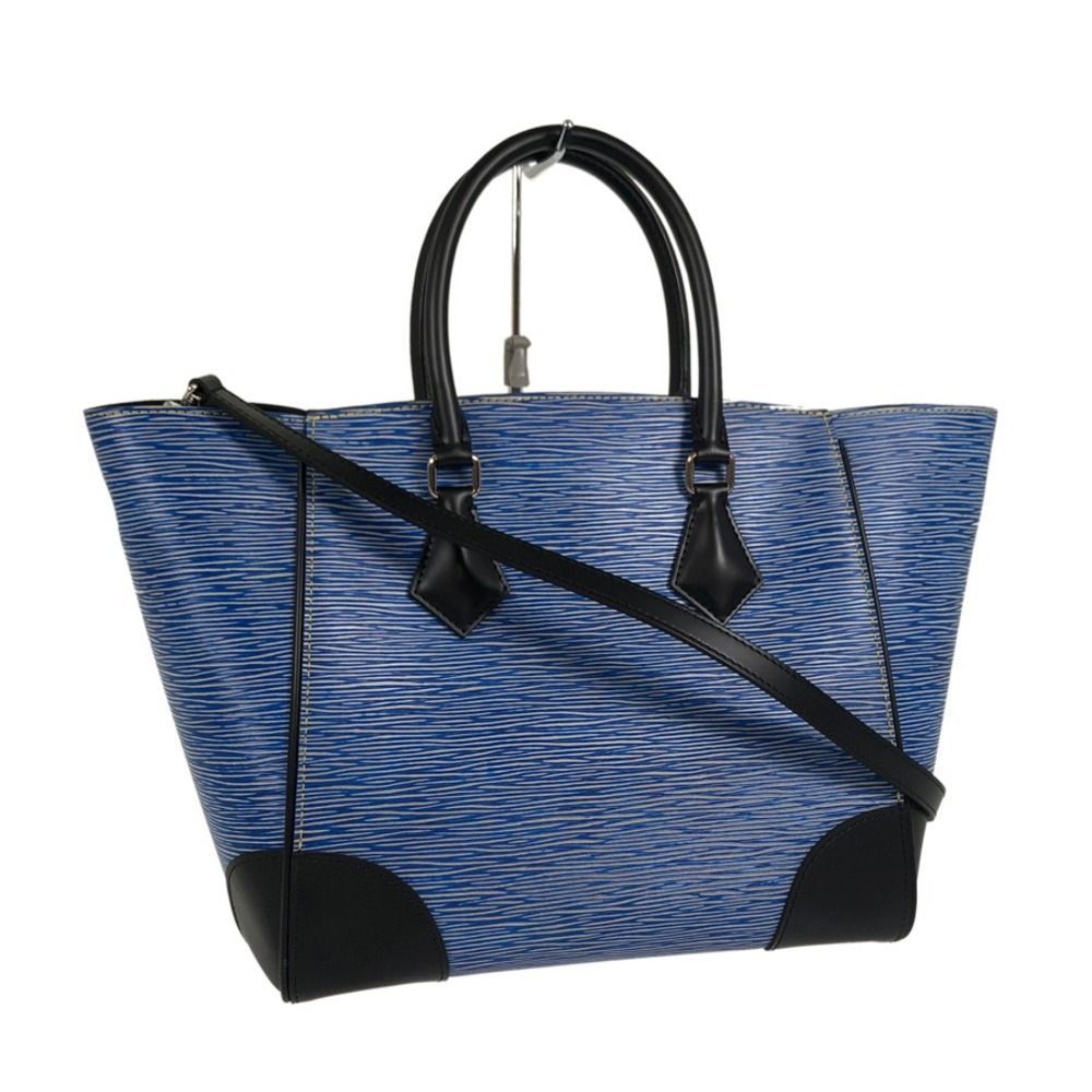 Louis Vuitton Epi Denim Phoenix MM Epi leather Denim Leather Shoulder Bag Blue